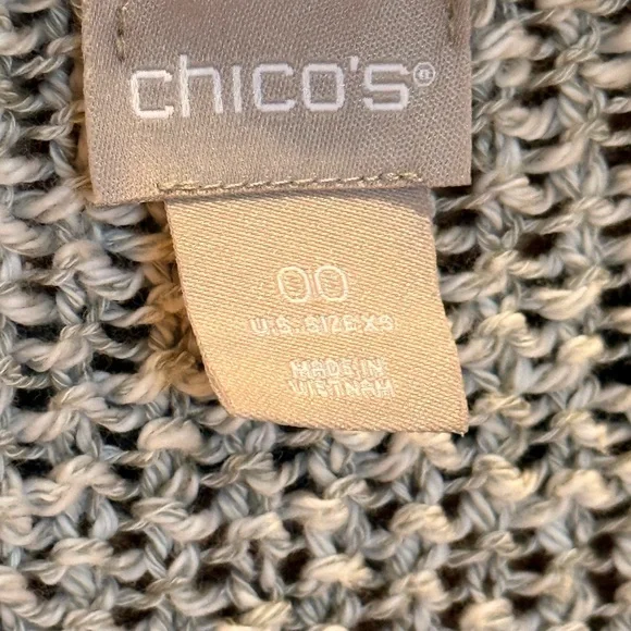 Chicos Cozy Knit V-Neck Sweater - Picture 3 of 7
